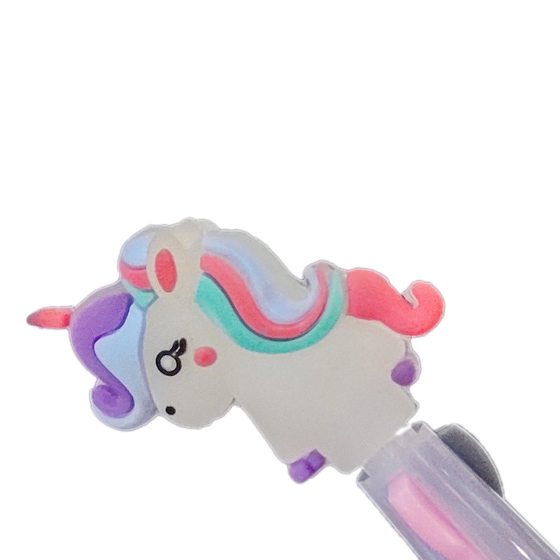 خودکار مدل 3 رنگ یونی کورن طرح اسب شاخ دار