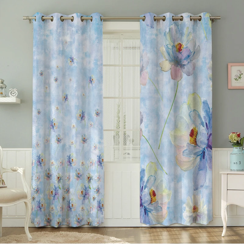 پرده نیروانا طرح مدرن  مدل مخمل کد 4878 سایز 140×280 سانتی متر