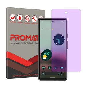 Promate Resistant model Anti-Purple screen protector suitable for Google Pixel 6a mobile phone