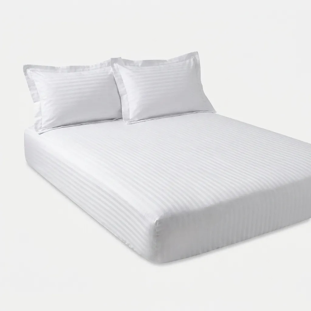 سرویس ملحفه هارمونی مدل 50Satin دونفره سه تکه گینگ سایز 180