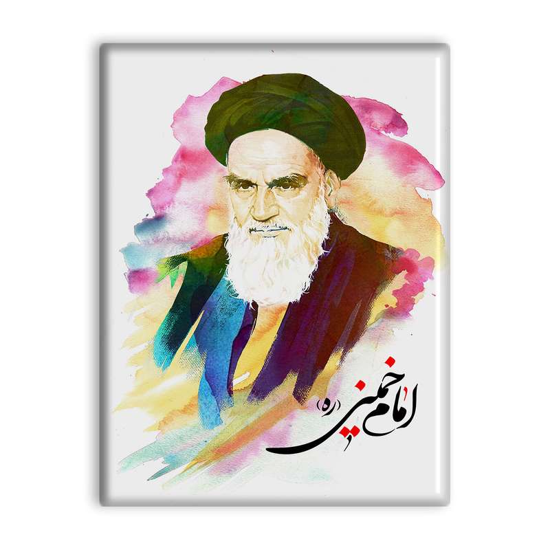 کاشی اطلس آبی طرح امام خمینی   مدل T5268