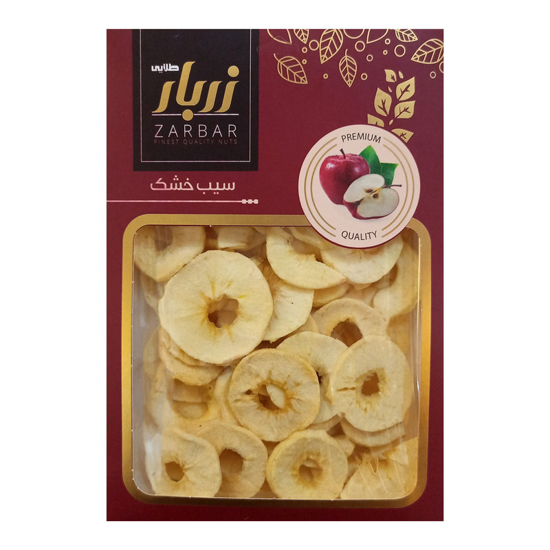 میوه خشک سیب زربار طلایی - 100 گرم