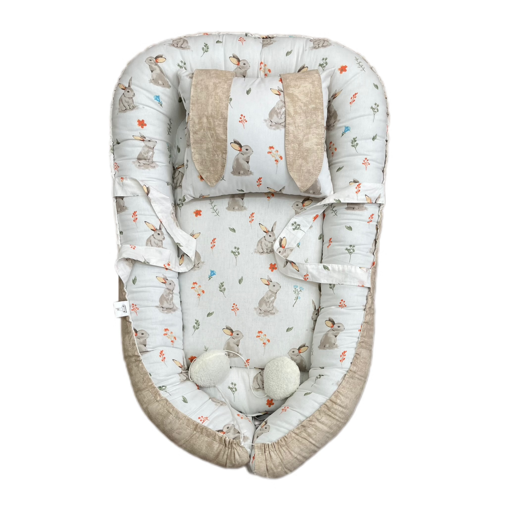 تشک غلت گیر نوزاد مدل خرگوش مجموعه دو عددی