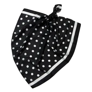 روسری زنانه مدل نخی عیدانه 1402طرح خال خالی کد ana-1961