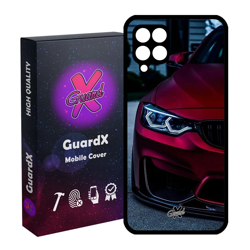 کاور گارد ایکس طرح BMW مدل Glass10298 مناسب برای گوشی موبایل سامسونگ Galaxy A12