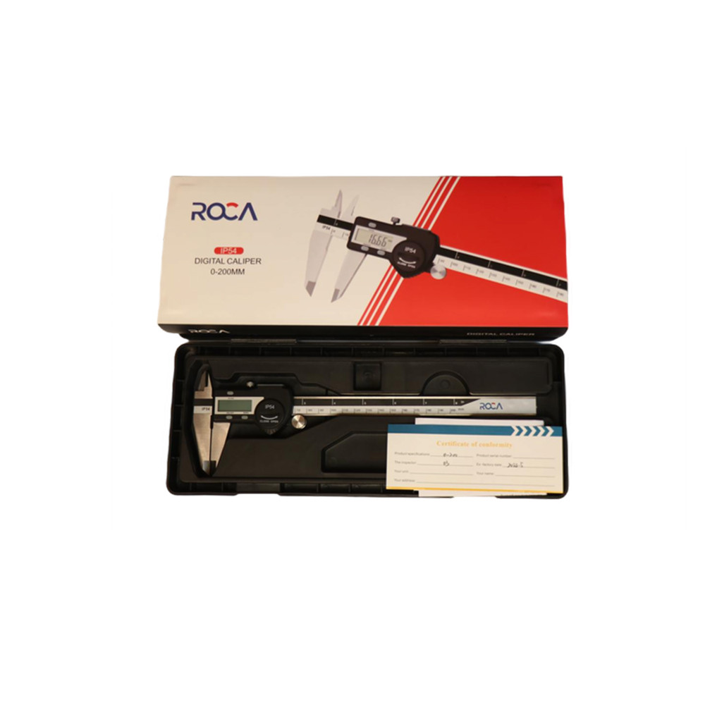 کولیس دیجیتال روکا مدل DG-200 گستره 0-200 میلی متر کولیس دیجیتال روکا مدل DG-200 گستره 0-200 میلی متر