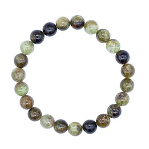 دستبند مردانه مانا جم مدل سنگ گارنت