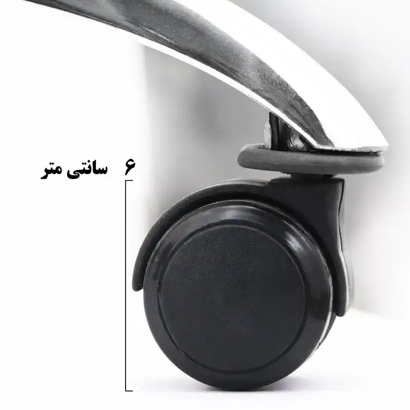 چرخ صندلی اداری مدل ژله ای کد j7 مجموعه 5 عددی