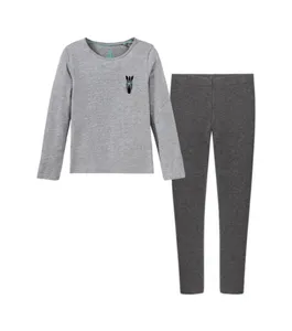 ست تی شرت و لگینگ دخترانه پیپرتس مدل YS001