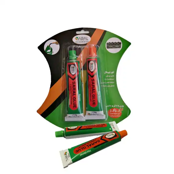 چسب دوقلو سارال مدل فولاد حجم 28 میلی لیتر