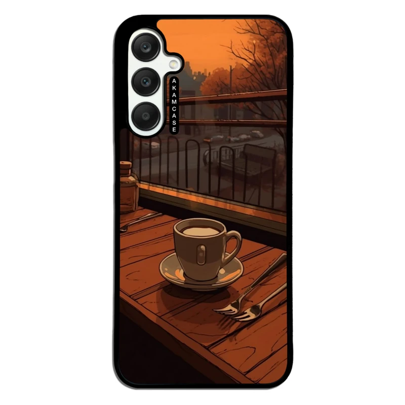 کاور آکام مدل AMC-WSGA25-COFFEE-11 مناسب برای گوشی موبایل سامسونگ Galaxy A25