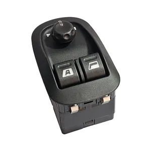 کلید شیشه بالابر هیرکان پارت مدل تک سوکت اتوماتیک کد bbz-664 مناسب برای پژو 206 تیپ 5