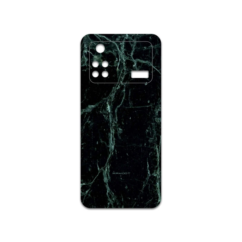 برچسب پوششی ماهوت مدل Graphite-Green-Marble مناسب برای گوشی موبایل شیائومی Poco M4 Pro 4G