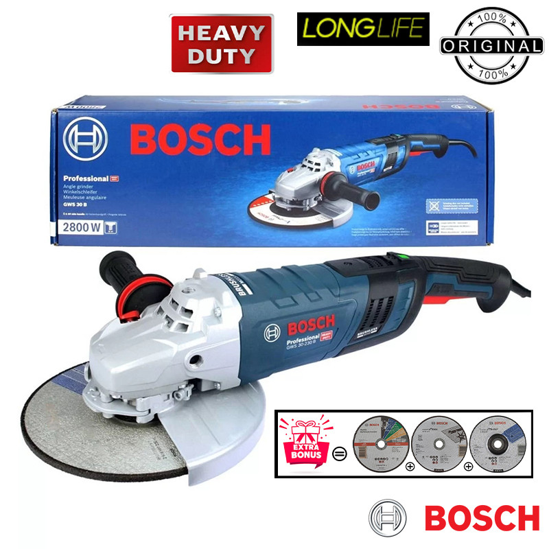فرز 230 میلیمتری 2800 وات بوش مدل سنگبری حرفه ای کد GWS 30-230 B