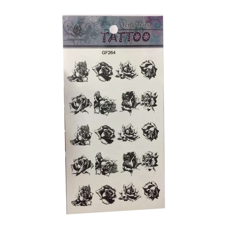 تتو موقت طرح گل کد 243