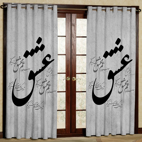 پرده مدل مخمل پانچی کد 7594 سایز 280x140 سانتی متر