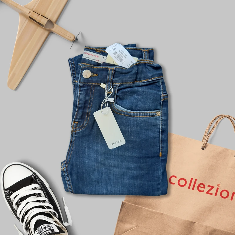 عکس شماره 2 : شلوار جین پسرانه کولزیون مدل کلاسیک کد 323