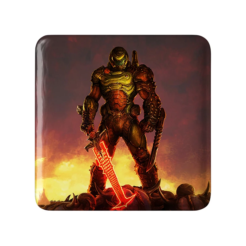 مگنت خندالو طرح کاور رسمی بازی دووم اترنال مدل مربعی کد 30581