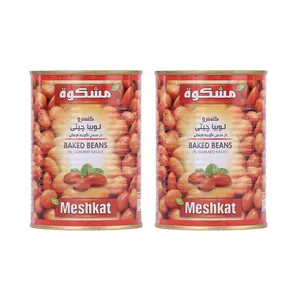 کنسرو لوبيا مشکوه -400 گرم بسته 2 عددی