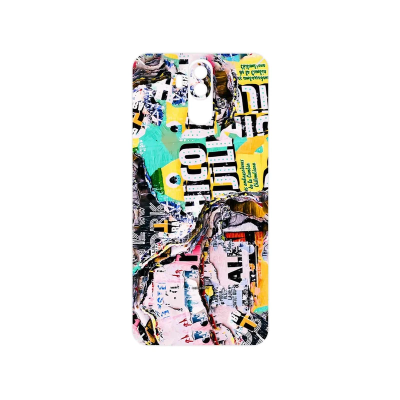 برچسب پوششی ماهوت مدل Collage of Teared Paper مناسب برای گوشی موبایل یولفون Power 3S