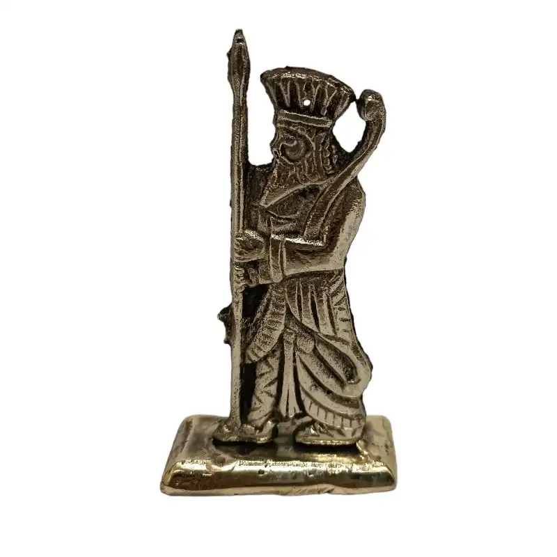 دکوری برنجی مدل سرباز هخامنشی کد H-1150 مجموعه 2 عددی