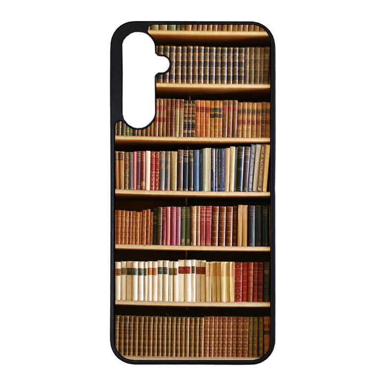 کاور قاب گارد هوم طرح کتابخانه مناسب برای گوشی موبایل سامسونگ galaxy s24 fe