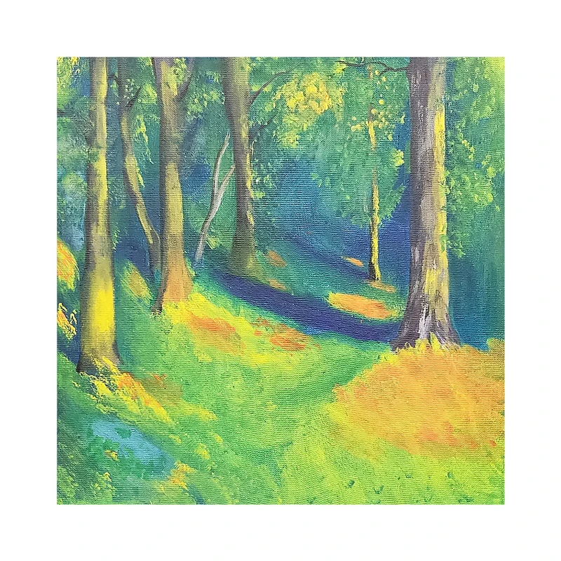 تابلو نقاشی رنگ روغن طرح هدیه هنری کد G0239