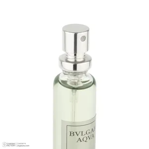 عطر جیبی مردانه صندل مدل BVLGARI AQVA با رایحه تلخ، خنک حجم 25 میلی‌لیتر