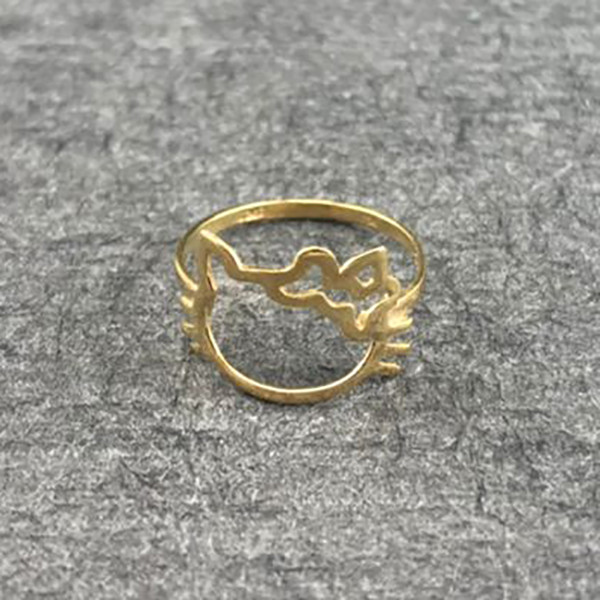 انگشتر طلا 18 عیار دخترانه دوست خوب مدل dk321 انگشتر طلا 18 عیار دخترانه دوست خوب مدل dk321