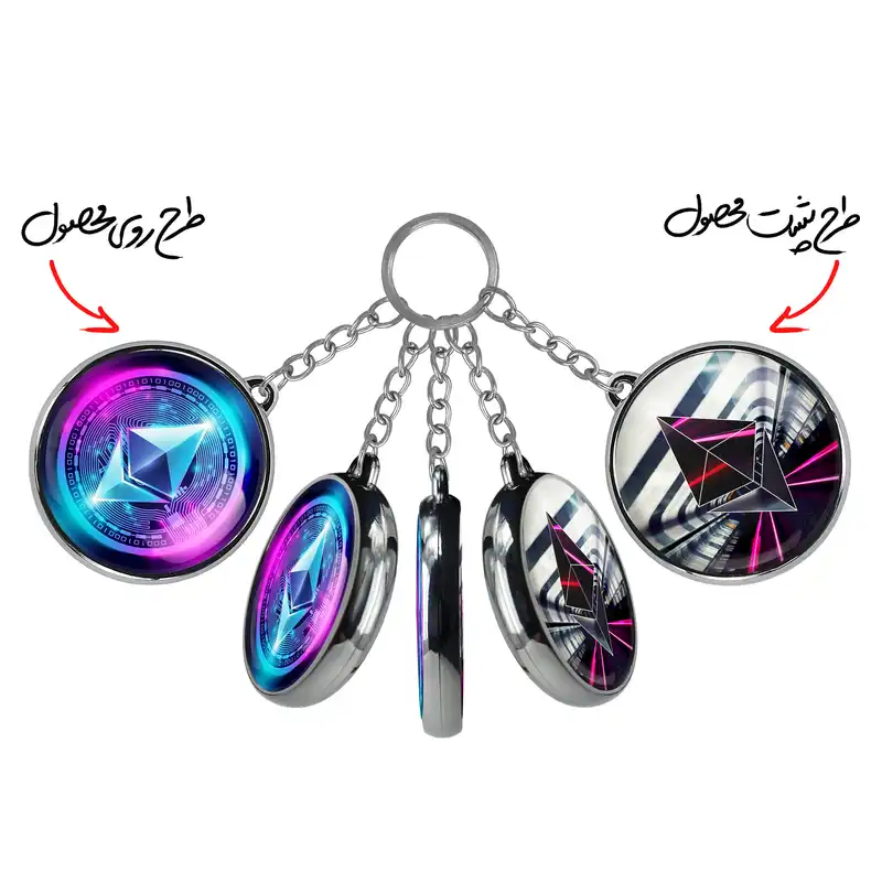 جاکلیدی خندالو طرح ارز دیجیتال اتریوم مدل دوطرفه کد 1088810885