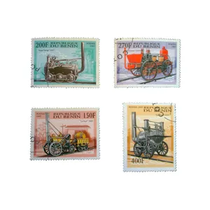  تمبر یادگاری طرح وسایل نقلیه  کد tr-452 مجموعه 4 عددی