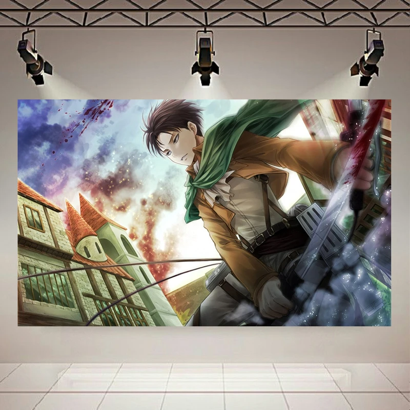 تابلو بوم طرح انیمه مدل Attack on Titan کد AR2102