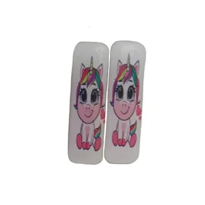 گیره مو دخترانه مدل تک شاخ کد 7 بسته 2 عددی