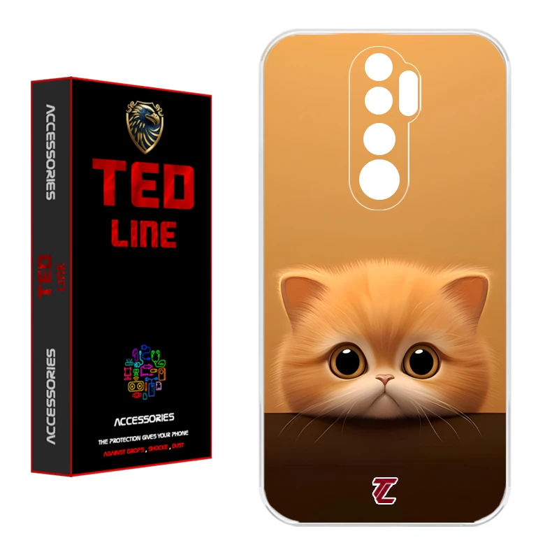 کاور تدلاین طرح گربه کد 1174 مناسب برای گوشی موبایل شیائومی Redmi Note 8 Pro