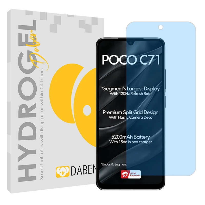 محافظ صفحه نمایش ضداشعه آبی دبن مدل Eye Care مناسب برای گوشی موبایل شیائومی Poco C71