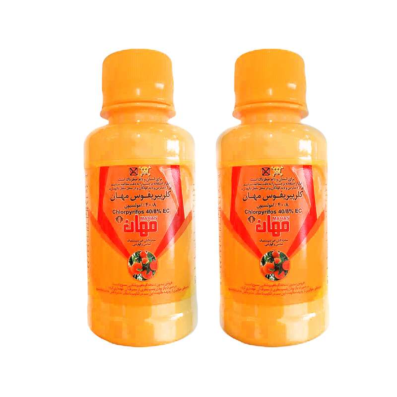 حشره کش کلرپیریفوس مهان مدل دورسبان حجم 100 میلی لیتر مجموعه 2 عددی
