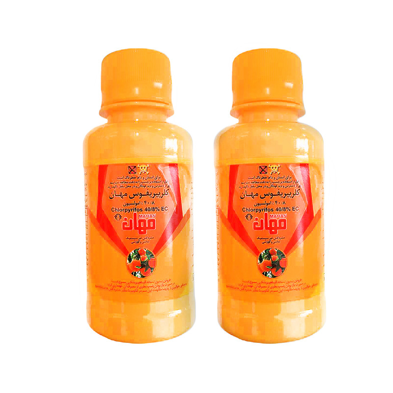 حشره کش کلرپیریفوس مهان مدل دورسبان حجم 100 میلی لیتر مجموعه 2 عددی