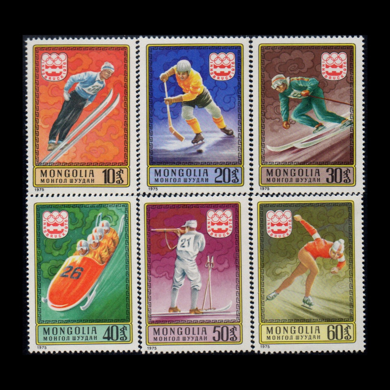 تمبر یادگاری مدل کشور مغولستان مجموعه کامل 6 عددی