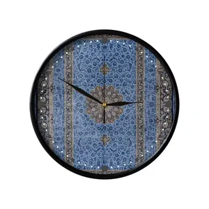 ساعت دیواری مدوپد طرح فرش قم ترنجی مدل C-Ghom037