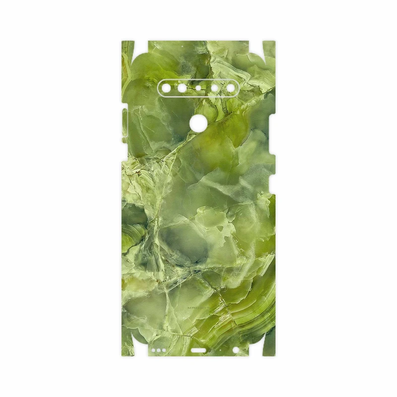 برچسب پوششی ماهوت مدل Green Crystal Marble-FullSkin مناسب برای گوشی موبایل ال جی K41s