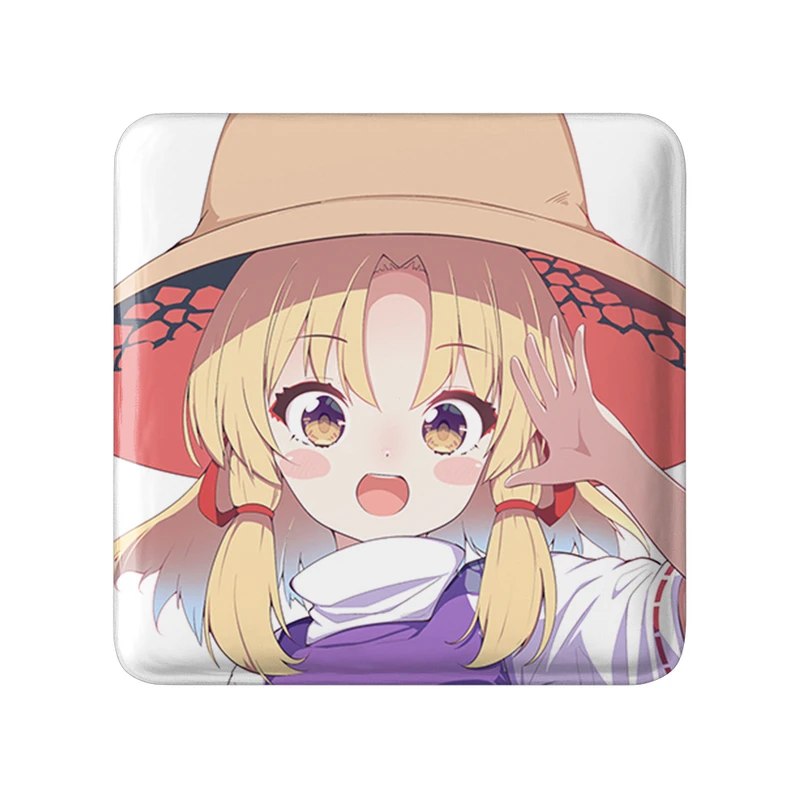 مگنت خندالو طرح بازی توهو (Touhou) مدل مربعی کد 35761
