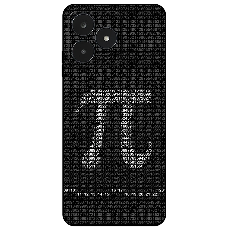 کاور مگافون طرح عدد پی مدل 7240 مناسب برای گوشی موبایل ریلمی C51