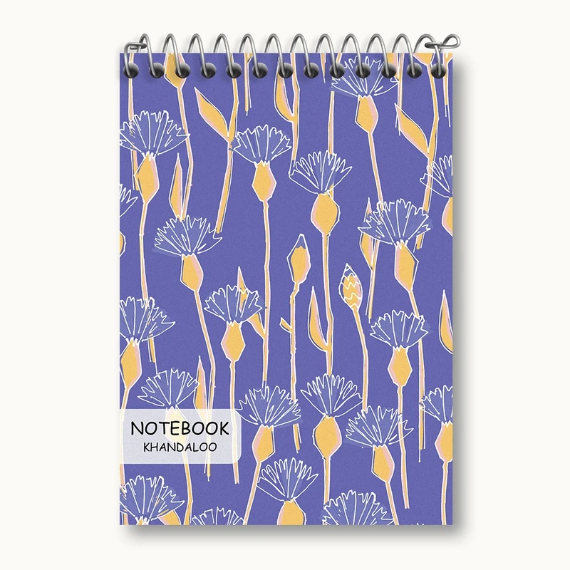 دفتر یادداشت 50 برگ خندالو مدل گل گلی کد N236