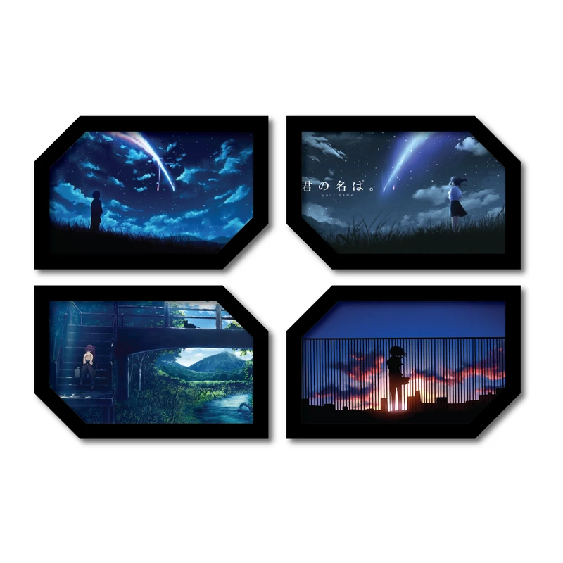 تابلو مدل انیمه پنتون طرح آرزو ها مجموعه 4 عددی