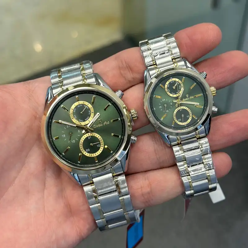 ست ساعت مچی عقربه ای زنانه و مردانه سوئیس آرت مدل 420022