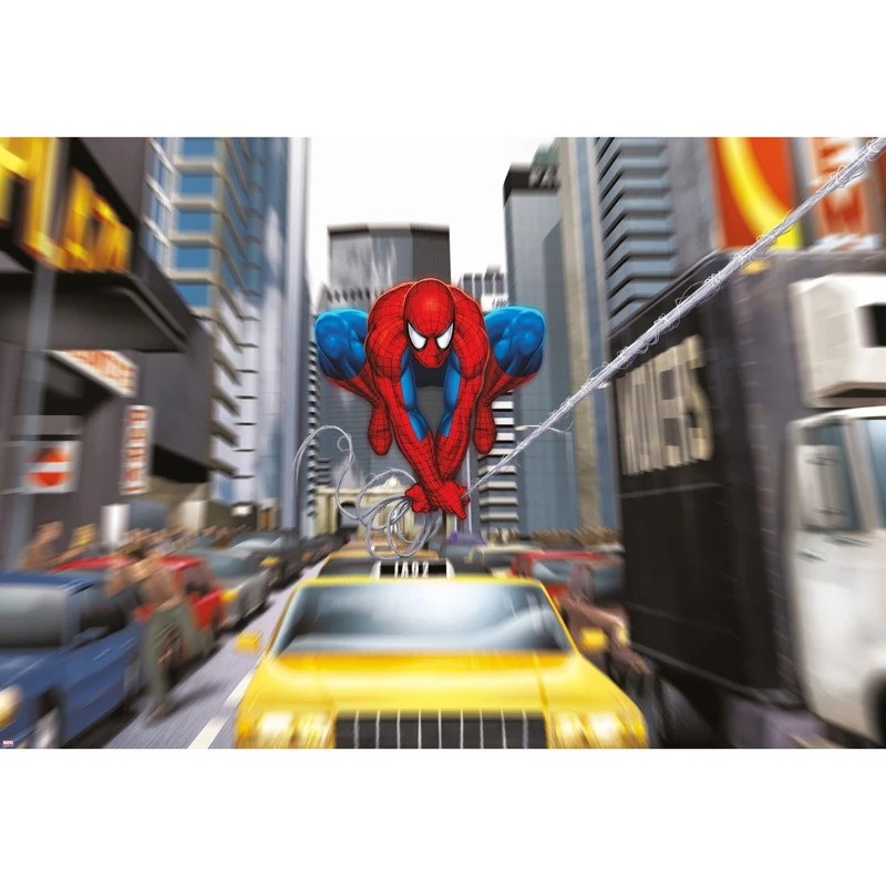 پوستر دیواری کومار مدل Spiderman Rush Hour 1-425