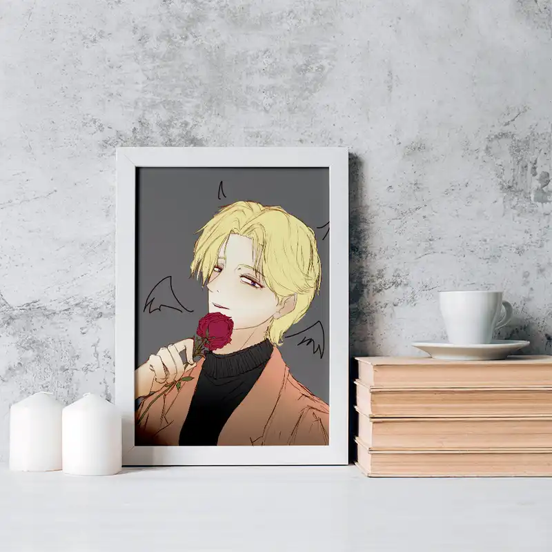 تابلو خندالو مدل یوهان لیبرت انیمه مانستر Monster کد 17118