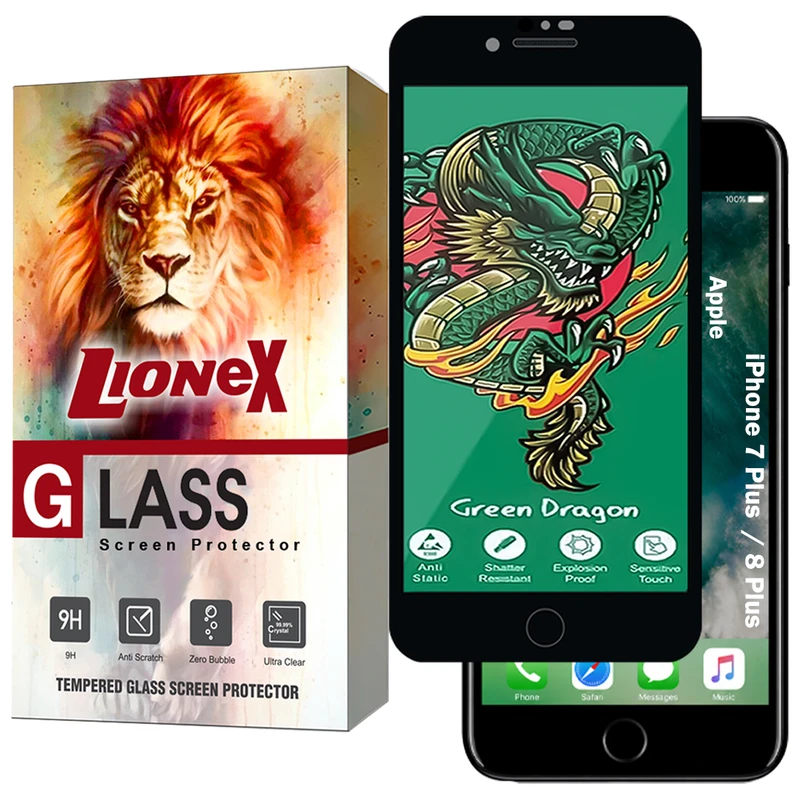 محافظ صفحه نمایش لایونکس مدل FHSL20 مناسب برای گوشی موبایل اپل iPhone 8 Plus / iPhone 7 Plus