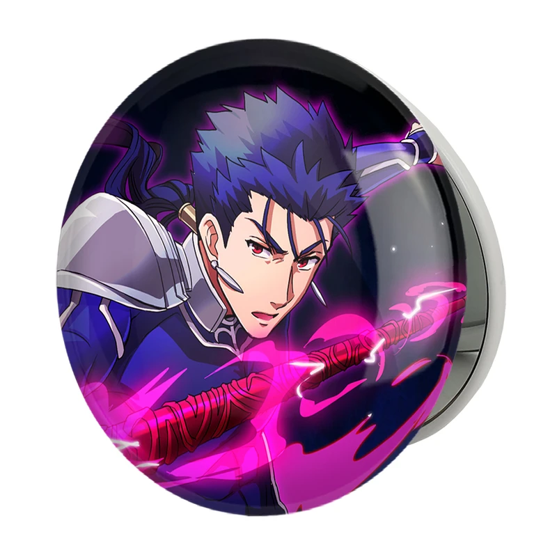 آینه جیبی خندالو طرح لنسر انیمه فیت استی نایت Fate Stay Night مدل تاشو کد 22794 