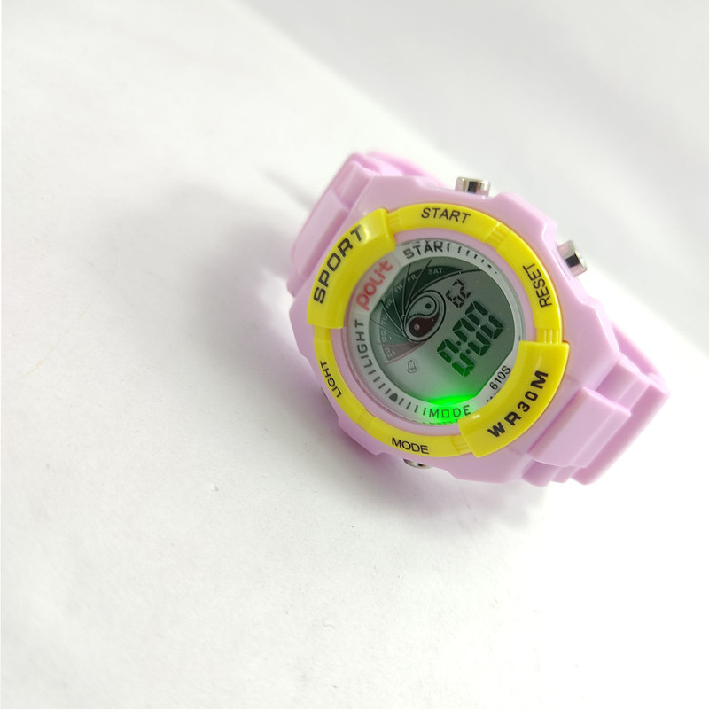 ساعت مچی دیجیتال دخترانه مدل poli888